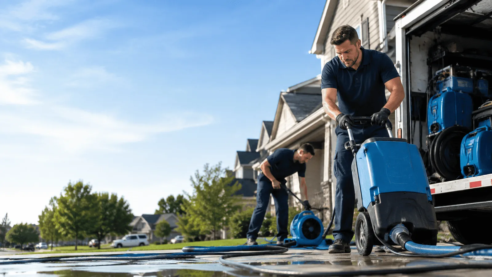 Dehumidification being performed in Tarawa Terrace, NC